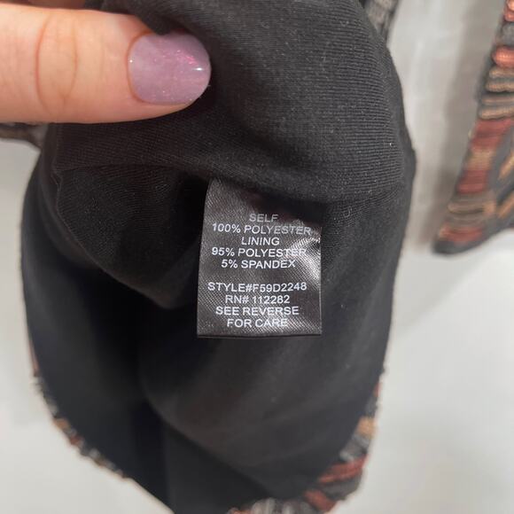 Adelyn Rae Sequin Multicolor Metallic Long Sleeve Bodycon Mini Dress Size Small - Picture 6 of 10